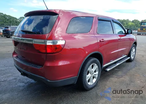 2013 Dodge Durango Sxt from USA, damaged, VIN 1C4RDHAG3DC571671